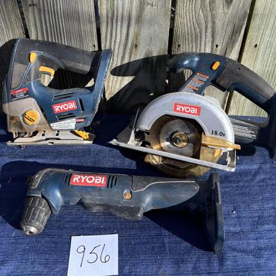 Ryobi Set No Batteries