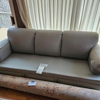 Two Ethan Allen Three Seat Sofas (LR-BM)