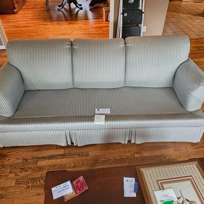 Two Ethan Allen Three Seat Sofas (LR-BM)