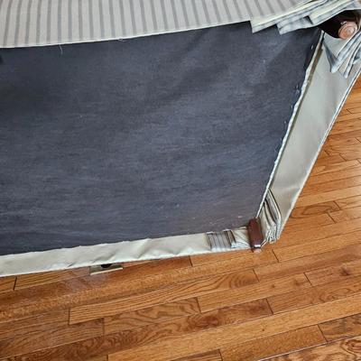 Two Ethan Allen Three Seat Sofas (LR-BM)