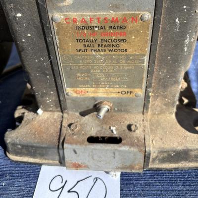 Vintage Craftsman Grinder