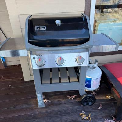 Sale Photo Thumbnail #1080: Weber Spirit II E 310 Propane Grille, Tank and Grille Cover  3 Burners