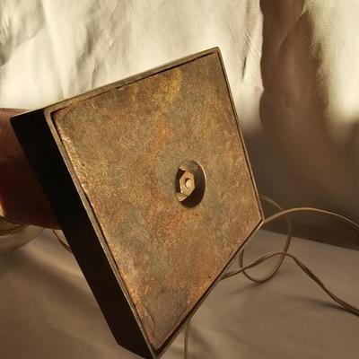 Vintage Pewter & Brass Lamp (BLR-JS)