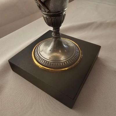 Vintage Pewter & Brass Lamp (BLR-JS)