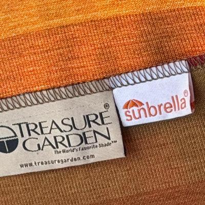 Orange Table Umbrella Includes Stand