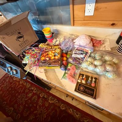 Sale Photo Thumbnail #1122: Box Lot of Easter Supplies