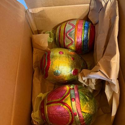 Sale Photo Thumbnail #1114: Box Lot of Easter Supplies