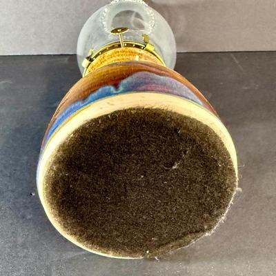 Glazed Pottery Oil Lamp