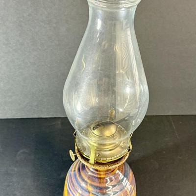 Glazed Pottery Oil Lamp