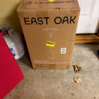 Sale Photo Thumbnail #1149: East Oak Patio Heater 48000 BTU  New In Box  Photo of heater is a stock photo