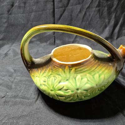 McCoy Pottery "Daisy" pattern tea set, produced in the United States in the 1940's