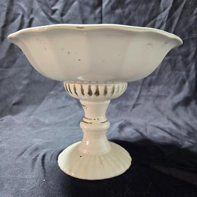 Mid-Century Red Wing Pottery footed compote, model M-5008