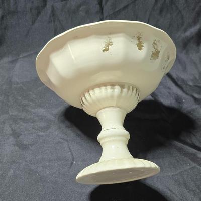 Mid-Century Red Wing Pottery footed compote, model M-5008