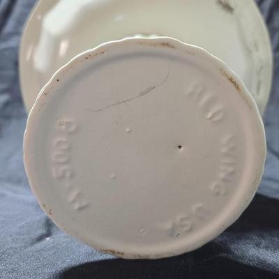 Mid-Century Red Wing Pottery footed compote, model M-5008