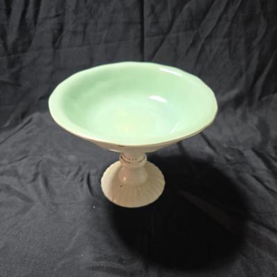 Mid-Century Red Wing Pottery footed compote, model M-5008