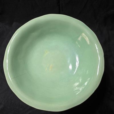 Mid-Century Red Wing Pottery footed compote, model M-5008