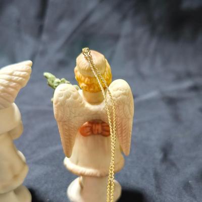 Porcelain angel ornaments from the Schmid B. Shackman collection