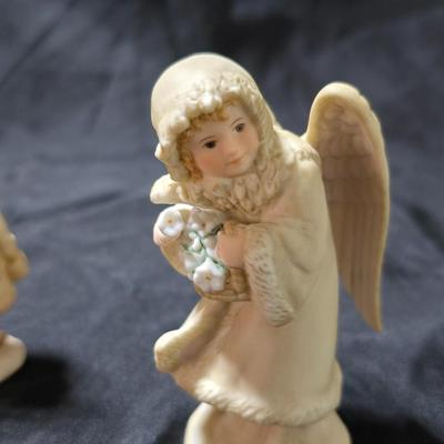 Porcelain angel ornaments from the Schmid B. Shackman collection