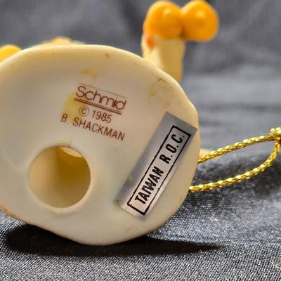 Porcelain angel ornaments from the Schmid B. Shackman collection