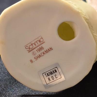 Porcelain angel ornaments from the Schmid B. Shackman collection