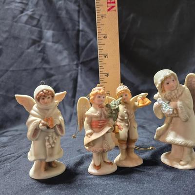 Porcelain angel ornaments from the Schmid B. Shackman collection