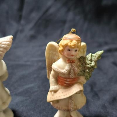 Porcelain angel ornaments from the Schmid B. Shackman collection