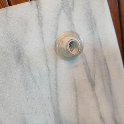 Marble rolling pin and pastry board set