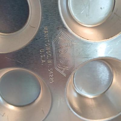 Collection of common kitchen baking tools and bakeware