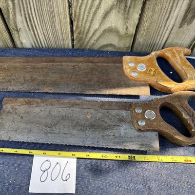 Vintage Back Saws