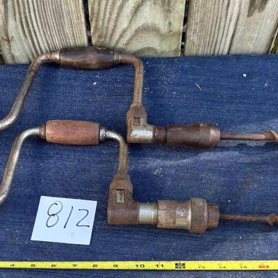 Vintage Hand or Brace Drill Lot