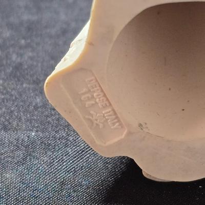 Three vintage Fontanini angel musician figurines, marked "Depose Italy" with a spider mark