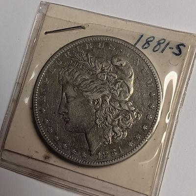 1881-S MORGAN SILVER DOLLAR