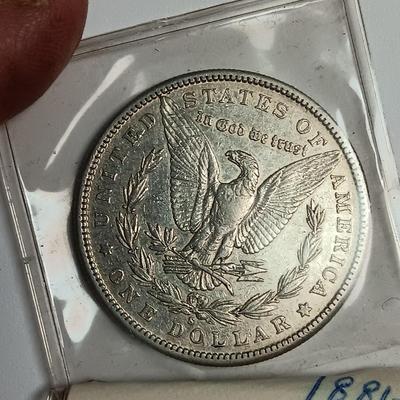 1881-S MORGAN SILVER DOLLAR