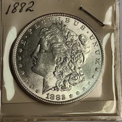 1882 MORGAN SILVER DOLLAR