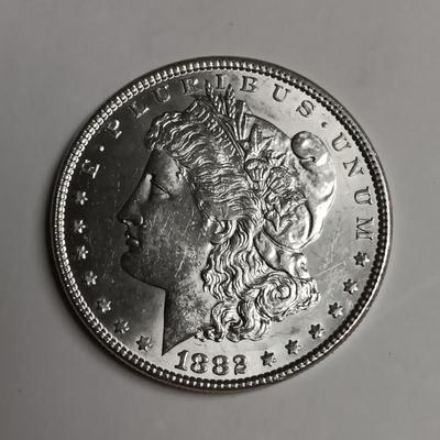 1882 MORGAN SILVER DOLLAR