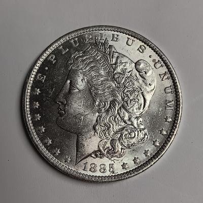 1885-O MORGAN SILVER DOLLAR