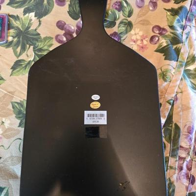 Got any grapes? Oval table cloth - two grape themed cutting boards and a stained glass grape cross