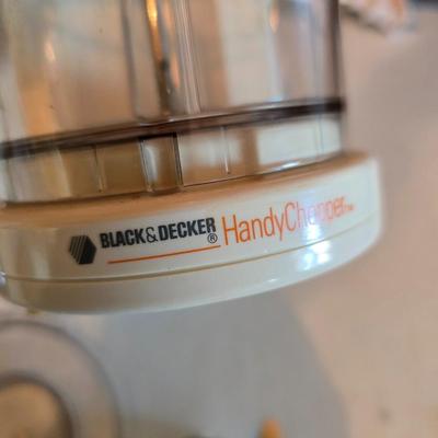 Small kitchen appliances - Krups fast touch Coffee grinder - Black & Decker miniature food chopper and a cuisinart drink mixer