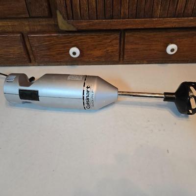 Small kitchen appliances - Krups fast touch Coffee grinder - Black & Decker miniature food chopper and a cuisinart drink mixer