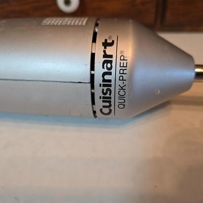 Small kitchen appliances - Krups fast touch Coffee grinder - Black & Decker miniature food chopper and a cuisinart drink mixer