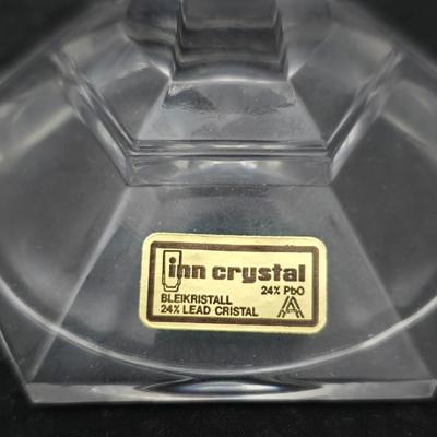 Assorted glassware - Anchor Hocking Moments serving platter - Fostoria American Clear Glass 3-Footed Bon Bon Dish and more