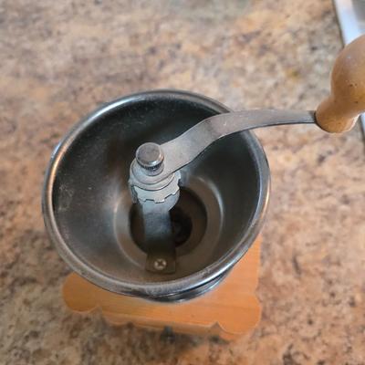 Country Kitchen Home decor - Framed artworks - canister - Wooden candle sticks - Coffee grinder and more