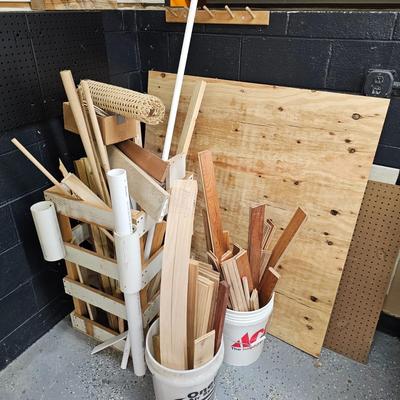 Assortment of Wood Pieces & Lumber (DG-JS)