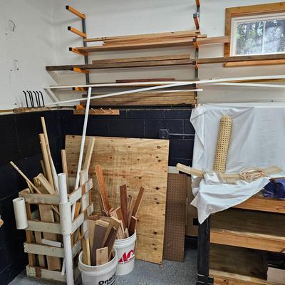 Assortment of Wood Pieces & Lumber (DG-JS)