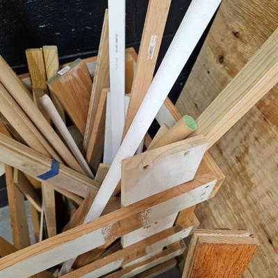 Assortment of Wood Pieces & Lumber (DG-JS)