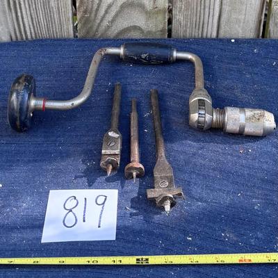 Vintage Brace and Bit Drill
