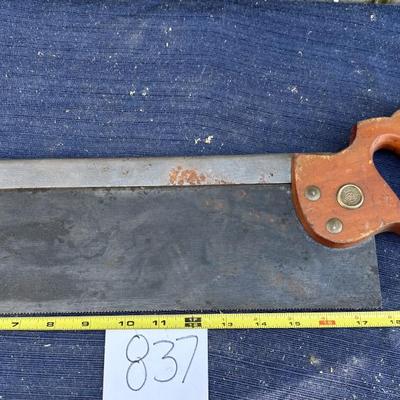 Tenting Miter Box Saw