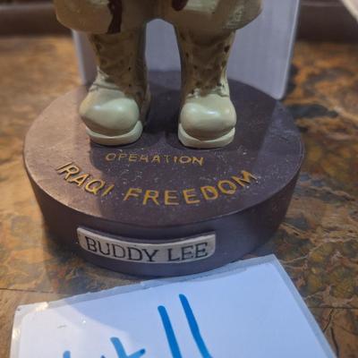 Sale Photo Thumbnail #52: His head does stay slightly tilted to one side not sure if that is by design or if it needs to be adjusted on the spring. 