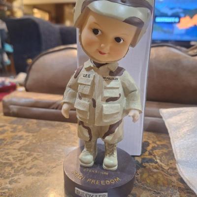 Sale Photo Thumbnail #51: His head does stay slightly tilted to one side not sure if that is by design or if it needs to be adjusted on the spring. 