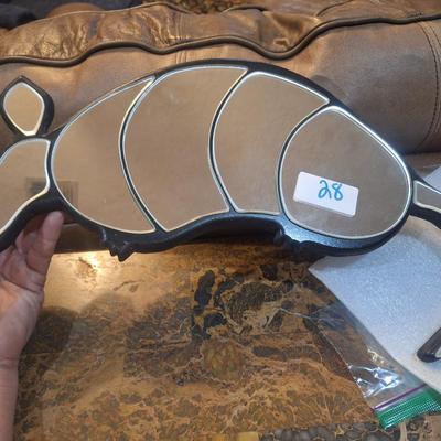 Sale Photo Thumbnail #132: Armadillo shaped mirror wall hanging